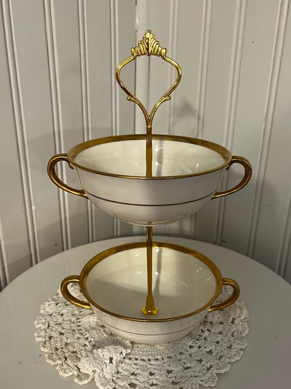 Handcrafted 2 Tier Stand